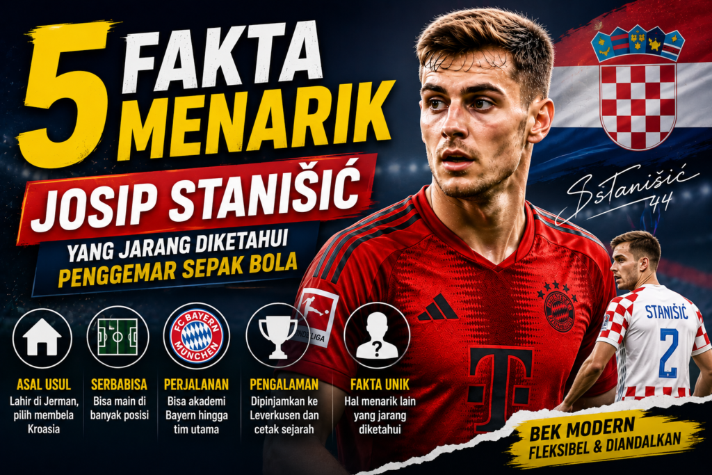 5 Fakta Menarik Josip Stanišić yang Jarang Diketahui Penggemar Sepak Bola