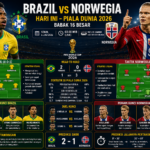 Brazil vs Norwegia Hari Ini: Analisis Taktik, Pemain Kunci, dan Prediksi Jalannya Pertandingan