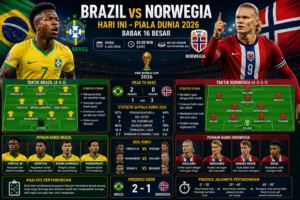 Brazil vs Norwegia Hari Ini: Analisis Taktik, Pemain Kunci, dan Prediksi Jalannya Pertandingan