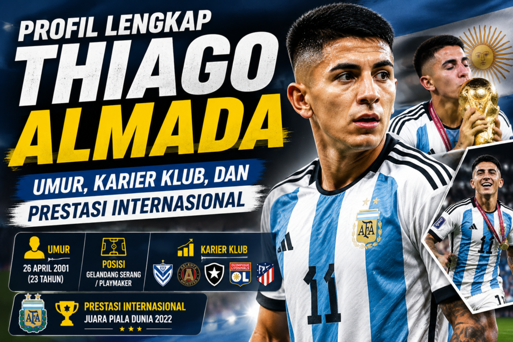 Profil Lengkap Thiago Almada: Umur, Karier Klub, dan Prestasi Internasional