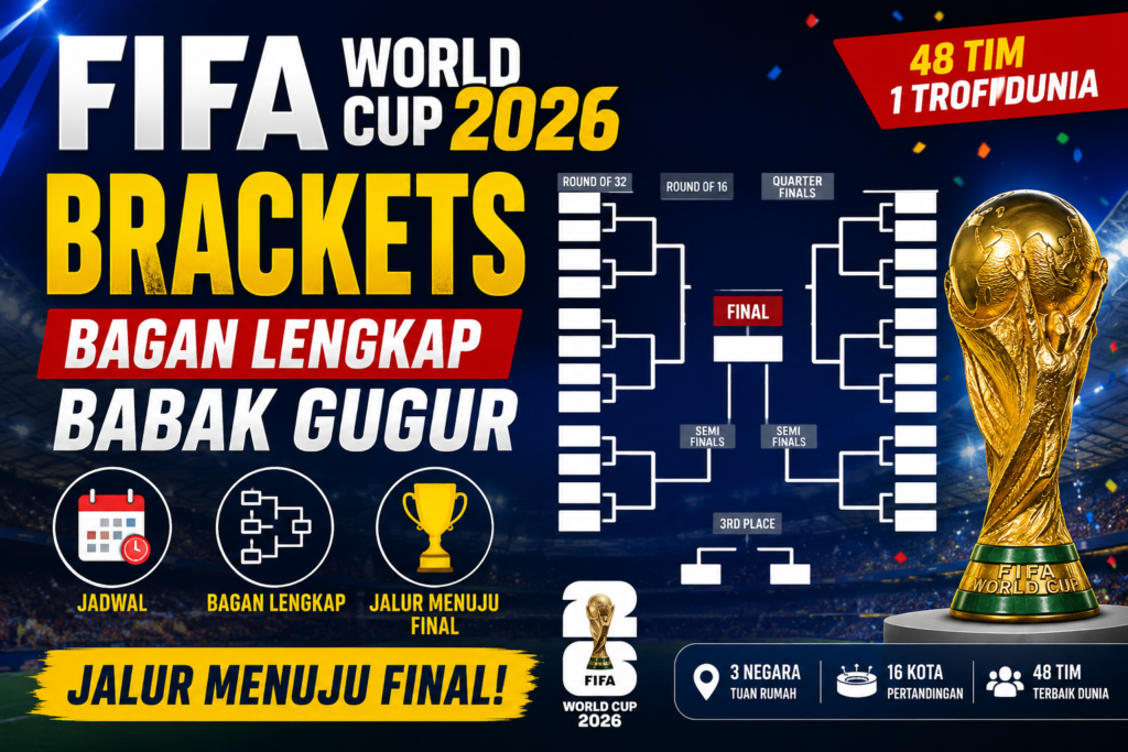 FIFA World Cup Brackets 2026: Bagan Lengkap Babak Gugur, Jadwal, dan Jalur Menuju Final