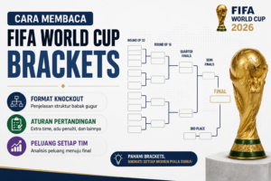 Cara Membaca FIFA World Cup Brackets: Format Knockout, Aturan, dan Peluang Setiap Tim