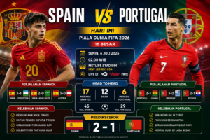 Spain vs Portugal Hari Ini: Jadwal, Jam Tayang, Head to Head, dan Prediksi Skor Terbaru