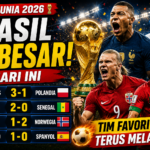 Hasil Babak 16 Besar Piala Dunia Hari Ini, Tim Favorit Terus Melaju