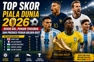 Top Skor Piala Dunia 2026: Rekor Gol, Pemain Tersubur, dan Prediksi Peraih Golden Boot