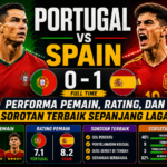 Portugal vs Spain: Performa Pemain, Rating, dan Sorotan Terbaik Sepanjang Laga