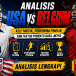 Analisis USA vs Belgium: Adu Taktik, Performa Pemain, dan Faktor Penentu Hasil Akhir
