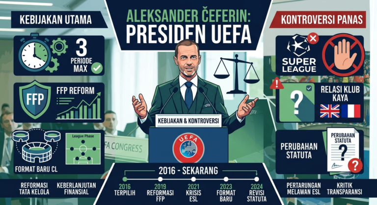 Kebijakan dan Kontroversi Aleksander Čeferin Selama Menjabat Presiden UEFA