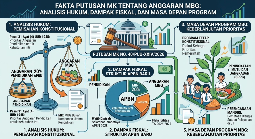 Fakta Putusan MK tentang Anggaran MBG: Analisis Hukum, Dampak Fiskal, dan Masa Depan Program Makan Bergizi Gratis