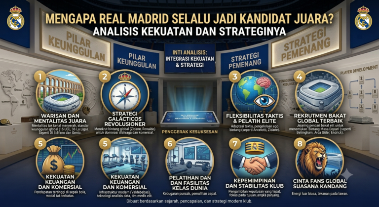 Mengapa Real Madrid Selalu Jadi Kandidat Juara? Analisis Kekuatan dan Strateginya