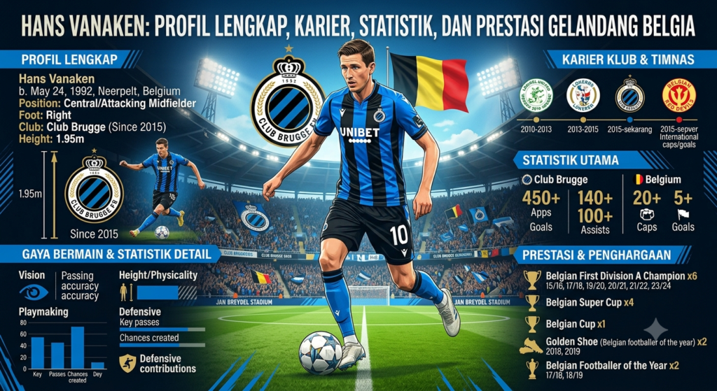Hans Vanaken: Profil Lengkap, Karier, Statistik, dan Prestasi Gelandang Belgia