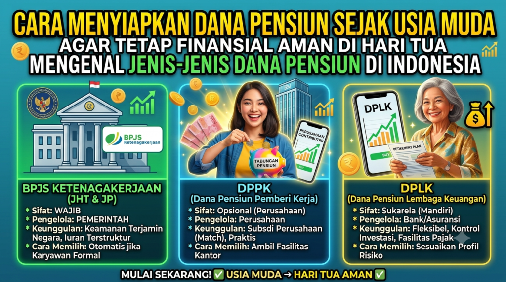 Jenis-Jenis Dana Pensiun di Indonesia: Perbedaan, Keunggulan, dan Cara Memilihnya