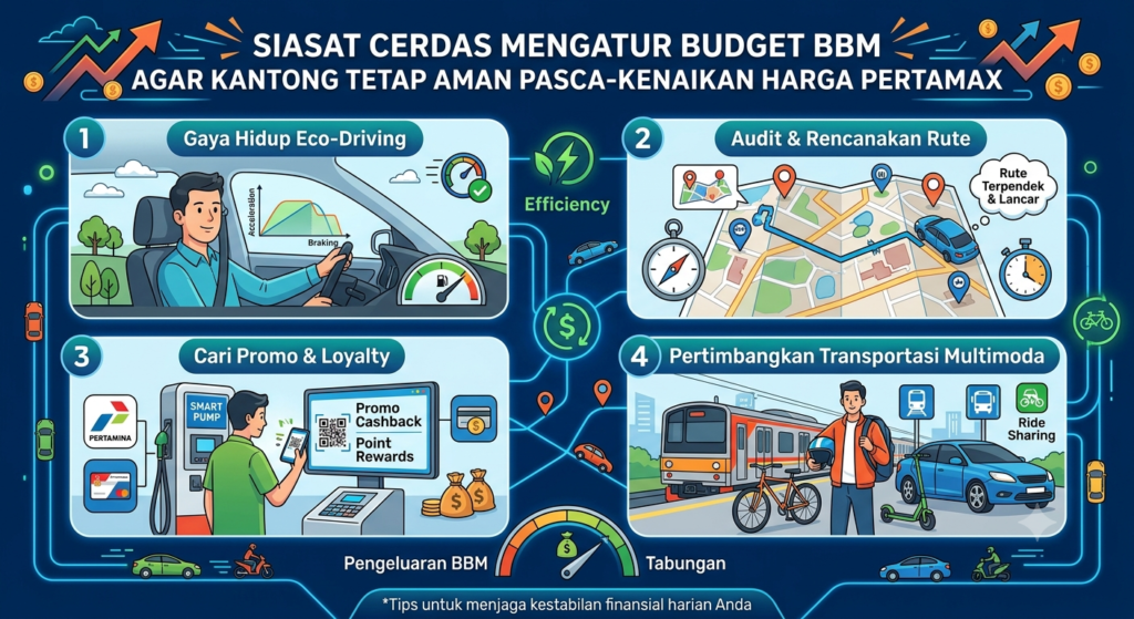 Siasat Cerdas Mengatur Budget BBM agar Kantong Tetap Aman Pasca-Kenaikan Harga Pertamax