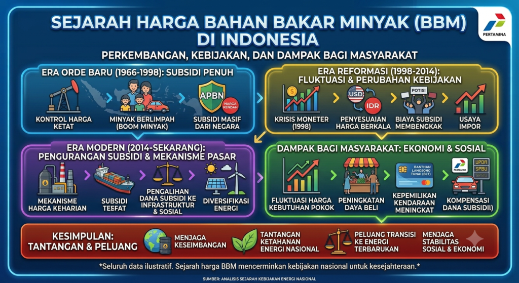 Sejarah Harga Bahan Bakar Minyak di Indonesia: Perkembangan, Kebijakan, dan Dampaknya bagi Masyarakat