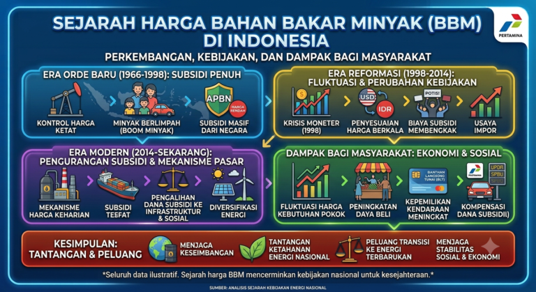 Sejarah Harga Bahan Bakar Minyak di Indonesia: Perkembangan, Kebijakan, dan Dampaknya bagi Masyarakat