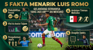 5 Fakta Menarik Luis Romo: Gelandang Serbabisa yang Jadi Andalan Meksiko