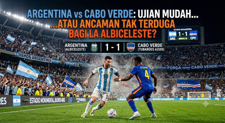 Argentina vs Cabo Verde, Ujian Mudah atau Ancaman Tak Terduga bagi La Albiceleste?