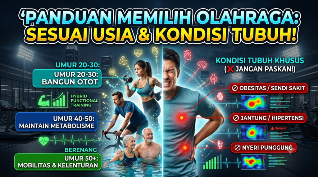 Panduan Memilih Jenis Olahraga Sesuai Usia dan Kondisi Tubuh