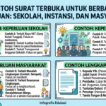 Contoh Surat Terbuka untuk Berbagai Keperluan: Sekolah, Instansi, dan Masyarakat
