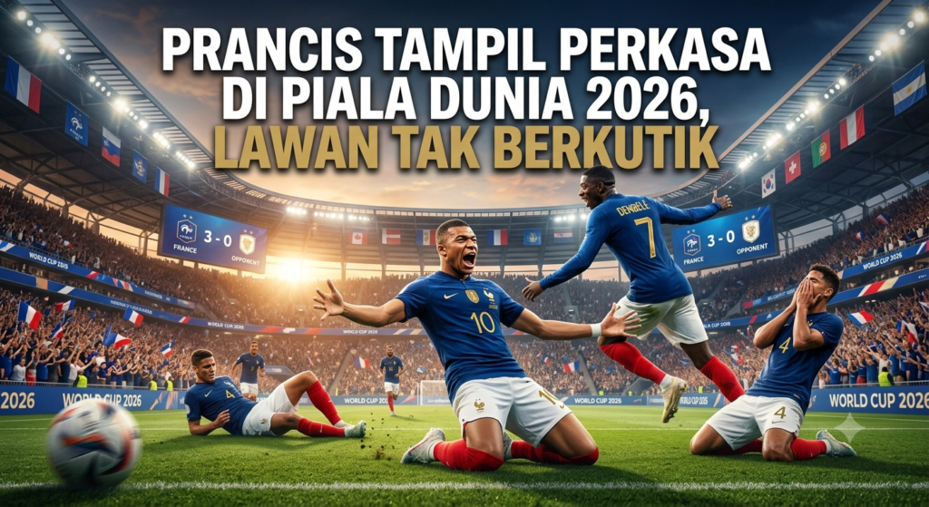 Prancis Tampil Perkasa di Piala Dunia 2026, Lawan Tak Berkutik