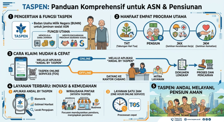 Taspen: Pengertian, Fungsi, Manfaat, Cara Klaim, dan Layanan Terbaru untuk ASN dan Pensiunan