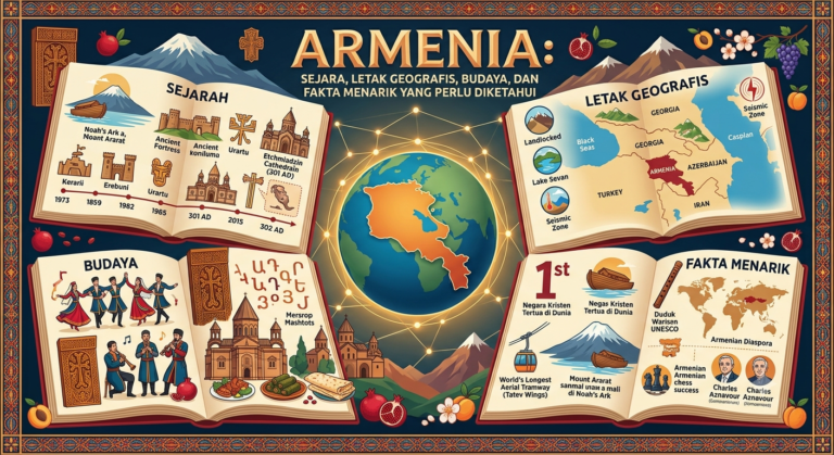 Armenia: Sejarah, Letak Geografis, Budaya, dan Fakta Menarik yang Perlu Diketahui