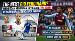 The Next Rio Ferdinand? Membedah Kemiripan Gaya Main Ezri Konsa dengan para Legenda Bek Inggris