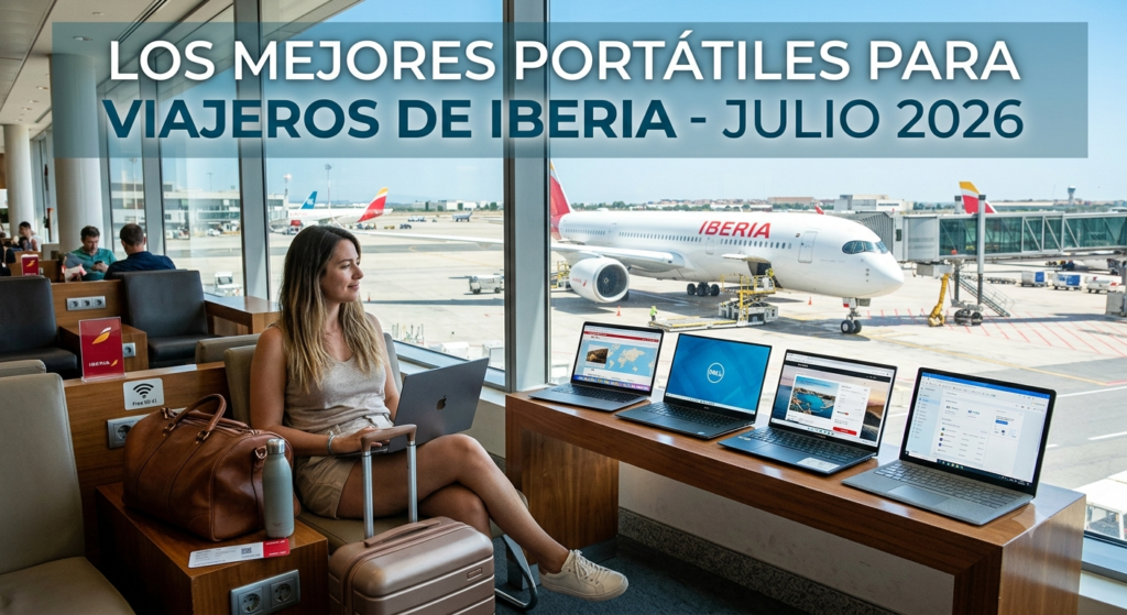 Los Mejores Portátiles untuk Viajeros de Iberia pada bulan Juli 2026
