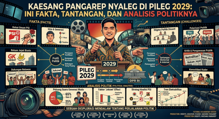 Kaesang Pangarep Nyaleg di Pileg 2029, Ini Fakta, Tantangan, dan Analisis Politiknya