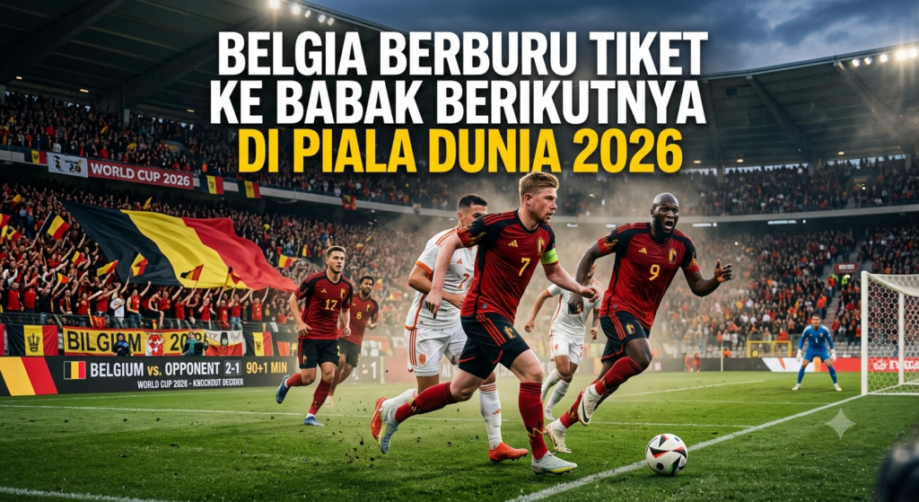 Belgia Berburu Tiket ke Babak Berikutnya di Piala Dunia 2026