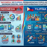 Indonesia vs Filipina: Perbandingan Populasi, Ekonomi Digital, dan Pertumbuhan Startup