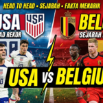 USA vs Belgium: Rekor Head to Head, Sejarah Pertemuan, dan Fakta Menarik Kedua Tim