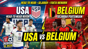 USA vs Belgium: Rekor Head to Head, Sejarah Pertemuan, dan Fakta Menarik Kedua Tim