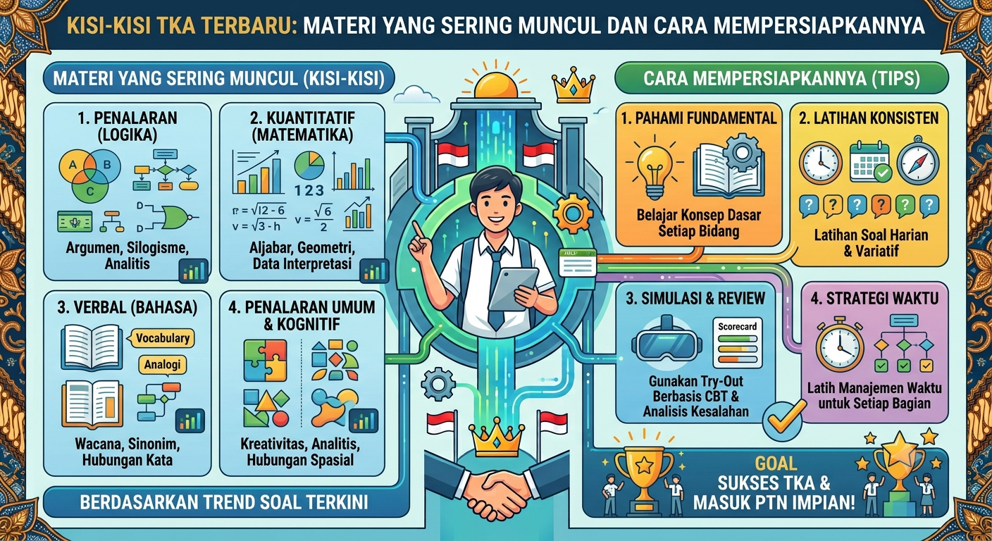 Kisi-Kisi TKA Terbaru: Materi yang Sering Muncul dan Cara Mempersiapkannya