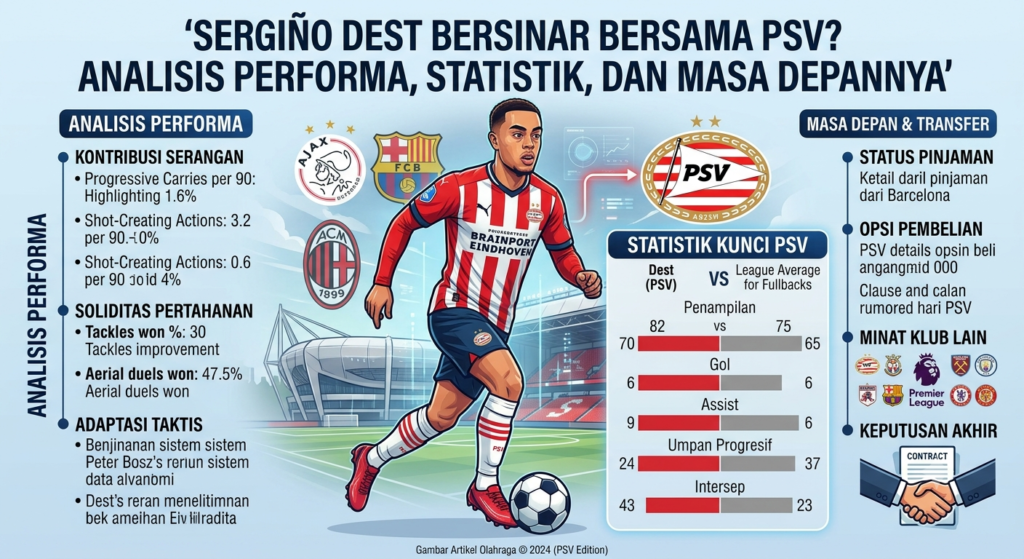 Sergiño Dest Bersinar Bersama PSV? Analisis Performa, Statistik, dan Masa Depannya