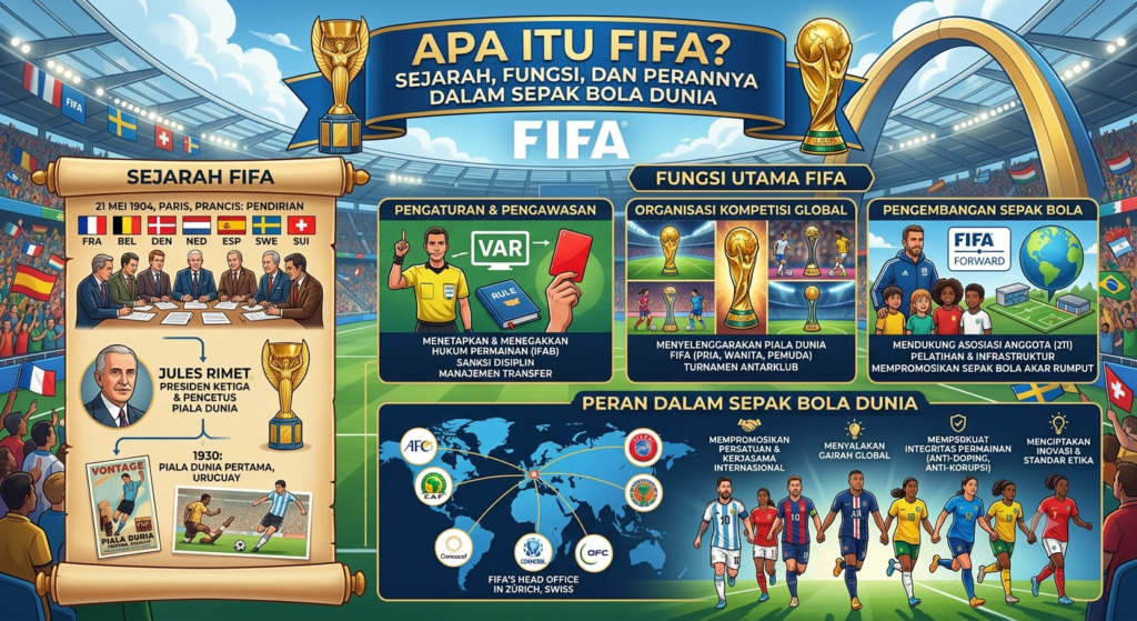 Apa Itu FIFA? Sejarah, Fungsi, dan Perannya dalam Sepak Bola Dunia