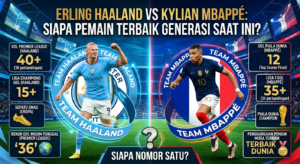 Erling Haaland vs Kylian Mbappe: Siapa Pemain Terbaik Generasi Saat Ini?