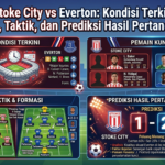 Preview Stoke City vs Everton: Kondisi Terkini, Pemain Kunci, Taktik, dan Prediksi Hasil Pertandingan
