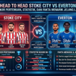 Head to Head Stoke City vs Everton: Rekor Pertemuan, Statistik, dan Fakta Menarik Jelang Laga