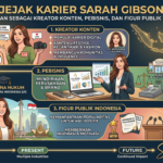 Jejak Karier Sarah Gibson: Perjalanan sebagai Kreator Konten, Pebisnis, dan Figur Publik Indonesia