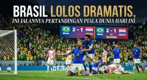 Brasil Lolos Dramatis, Ini Jalannya Pertandingan Piala Dunia Hari Ini