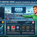 Matt Freese 2026: Rumor Transfer, Nilai Pasar, Klub Peminat, dan Masa Depan Sang Kiper Amerika Serikat