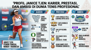 Profil Janice Tjen: Karier, Prestasi, dan Ambisi di Dunia Tenis Profesional