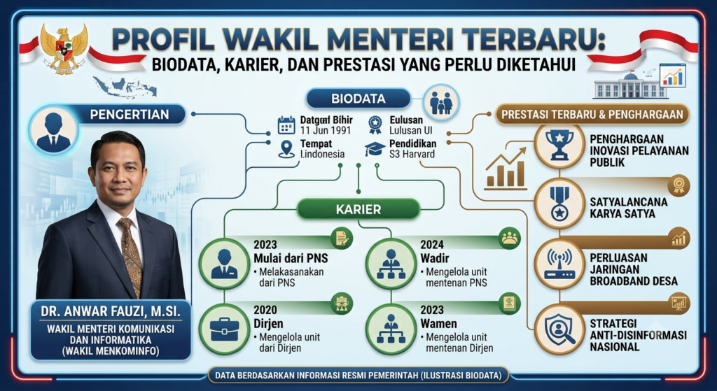 Profil Wakil Menteri Terbaru: Biodata, Karier, dan Prestasi yang Perlu Diketahui