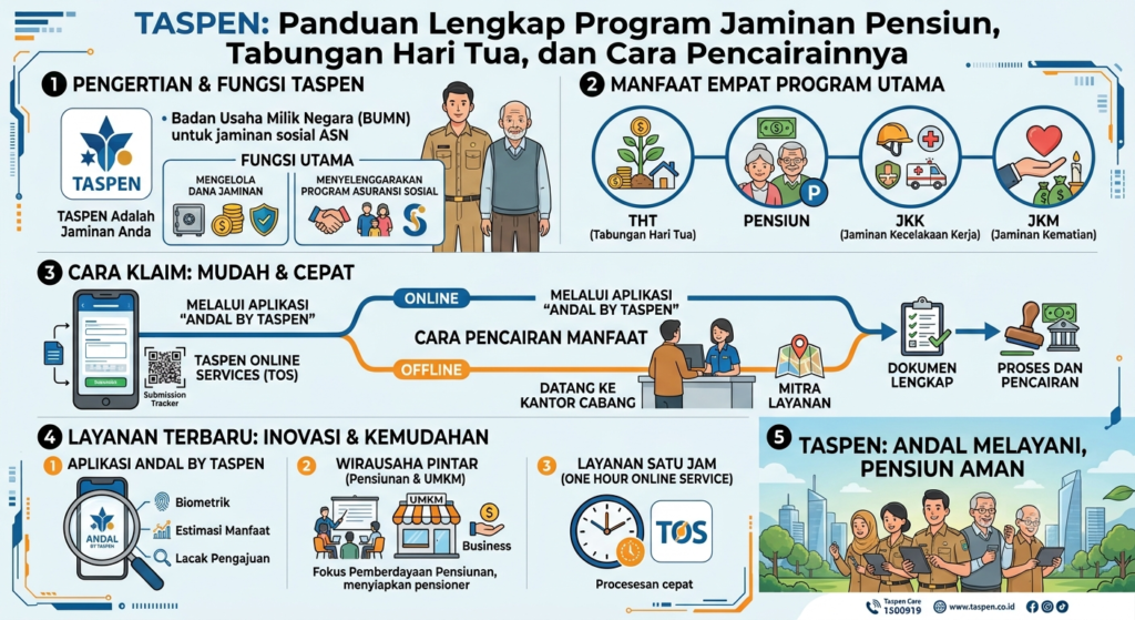 Apa Itu Taspen? Panduan Lengkap Program Jaminan Pensiun, Tabungan Hari Tua, dan Cara Pencairannya