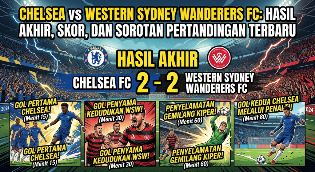 Chelsea vs Western Sydney Wanderers FC: Hasil Akhir, Skor, dan Sorotan Pertandingan Terbaru