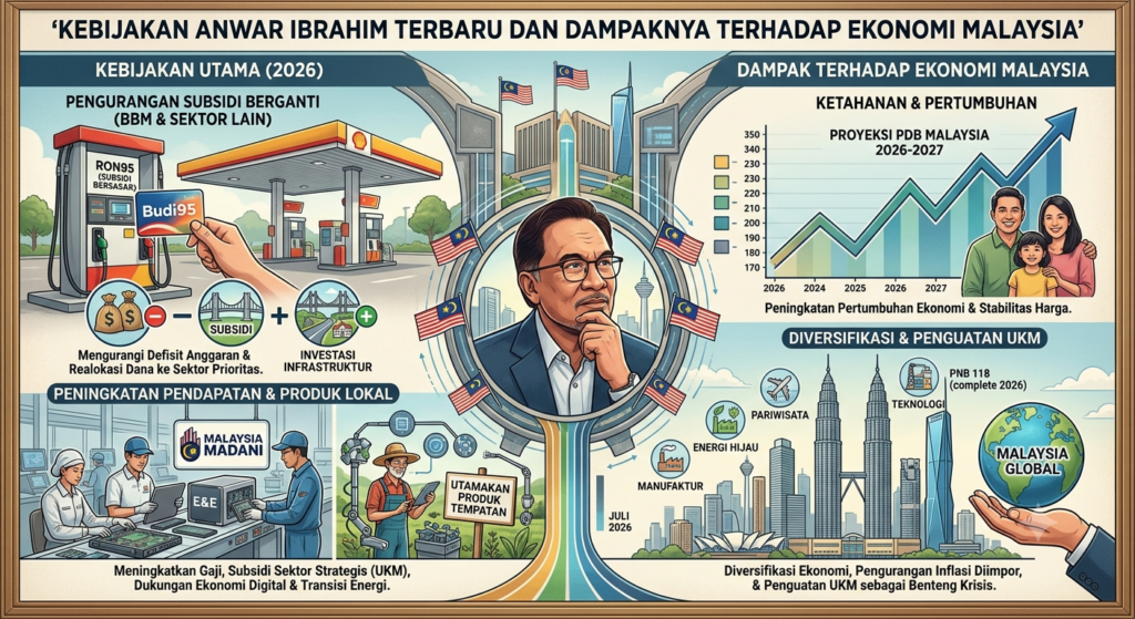 Kebijakan Anwar Ibrahim Terbaru dan Dampaknya terhadap Ekonomi Malaysia