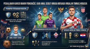 Perjalanan Karier Marin Pongračić: Dari Awal Debut hingga Menjadi Andalan Timnas Kroasia