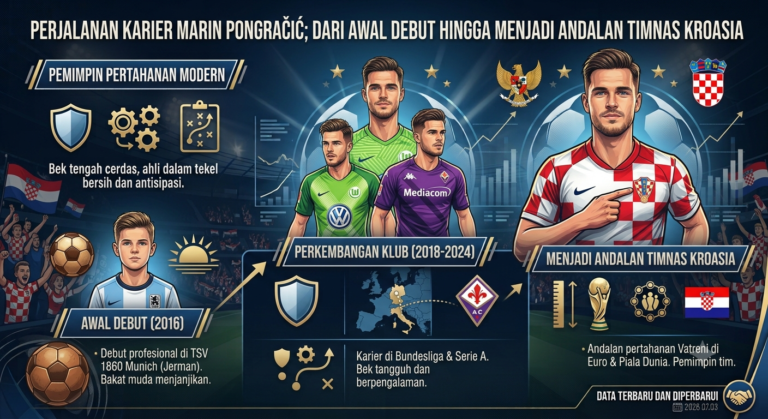 Perjalanan Karier Marin Pongračić: Dari Awal Debut hingga Menjadi Andalan Timnas Kroasia