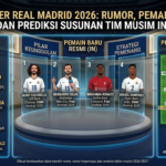 Transfer Real Madrid 2026: Rumor, Pemain Baru, dan Prediksi Susunan Tim Musim Ini